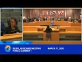 March 11 2026 - 10am Regular Board Meeting Including Closed Session Items