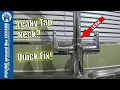 How to fix a leaking kitchen tap Mixer tap leak repair Replace O ring on dripping tap