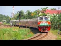 Lagu KERETA API PANJANG‼️ MENEMUKAN 21 KERETA API MELINTASI PERCABANGAN DAN PERLINTASAN KROYA