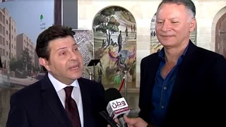 الفنان هاني شاكر في روابي لوطن  الشعب الفلسطيني يستحق هذا الانجاز المدهش دندنها