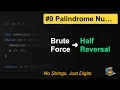 LeetCode Palindrome Number in Java String vs Math O log n Stop Using Extra Space