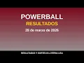 Powerball Resultados 28 de marzo de 2026 - Numeros Ganadores