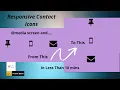 How To Make Contact Icons Responsive HTML CSS Only Easy Tutorial in Less Than 10 mins