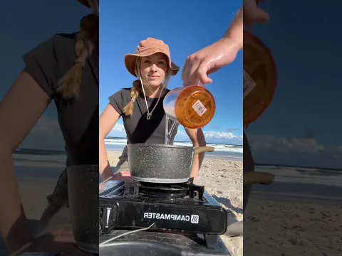 Making SALT at the beach #australia #homemadesalt