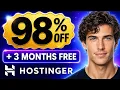 Hostinger Coupon Code 2026 BIGGEST Discount FREE Bonus Months