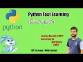 Python Fast Learning EP 05