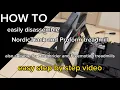 How to easily disassemble a Proform treadmill or NordicTrack treadmill to move it