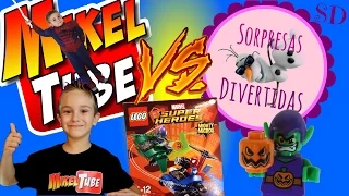 Reto Lego MARVEL contra Sorpresas Divertidas - Mighty Micros 76064