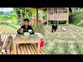 Lagu Nam's cleans the garden to grow vegetables. Cook a simple but delicious and attractive meal