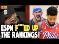 Jeff Teague GOES OFF on ESPN NBA player rankings Caruso over Paul George DeMar DeRozan IS CRAZY