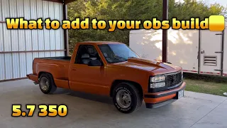 SIMPLE MODS FOR A OBS TRUCK BUILD