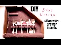 DIY Create a CUSTOM FLATWARE DRAWER INSERT for less than 35 easy