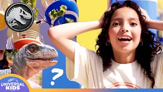 Let's Find the Baby Raptor! Searching Jurassic World Adventure Camp at Universal Kids Resort