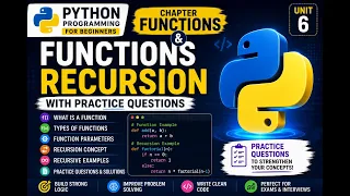 Unit 6 Function And Recursion CDP