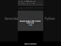Generate Random DNA in Python One Line Code