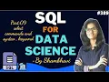 SQL for data science Part 09 dql commands sql for beginners sql queries dml commands sql functions