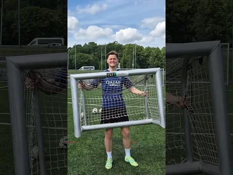 IMPOSSIBLE TOP CORNER CHALLENGE #football #worldcup