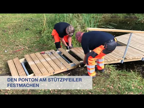 Wie soll der Stützpfeiler angebracht werden
