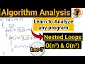 What is O n 2 Algorithm Analysis - Lec 7 Time Space complexity GATE Interview DAA
