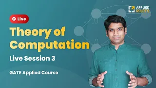Interactive problem solving session on TOC PART 3 GATE CS 2022 GATE APPLIED COURSE