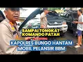 MURKA! Tongkat Kapolres Bungo Sampai Patah saat Grebek Pelangsir BBM