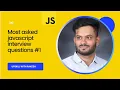 How to remove duplicate objects from an array in JavaScript Most asked JS interview questions