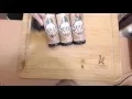 Saman wipe on water stain demo