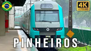 Sao Paulo, Brazil - Trains at Pinheiros Station