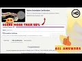 Python Foundation Certification Exam Solution Infosys Springboard 6 0 Answers Revealed