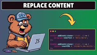 How to Replace Content in Javascript