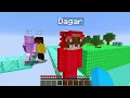 Isla 1$ POBRE vs Isla $999,999 MILLONARIA Batalla Dagar vs Nacho en Minecraft