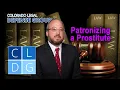 Crime of patronizing a prostitute in Colorado -