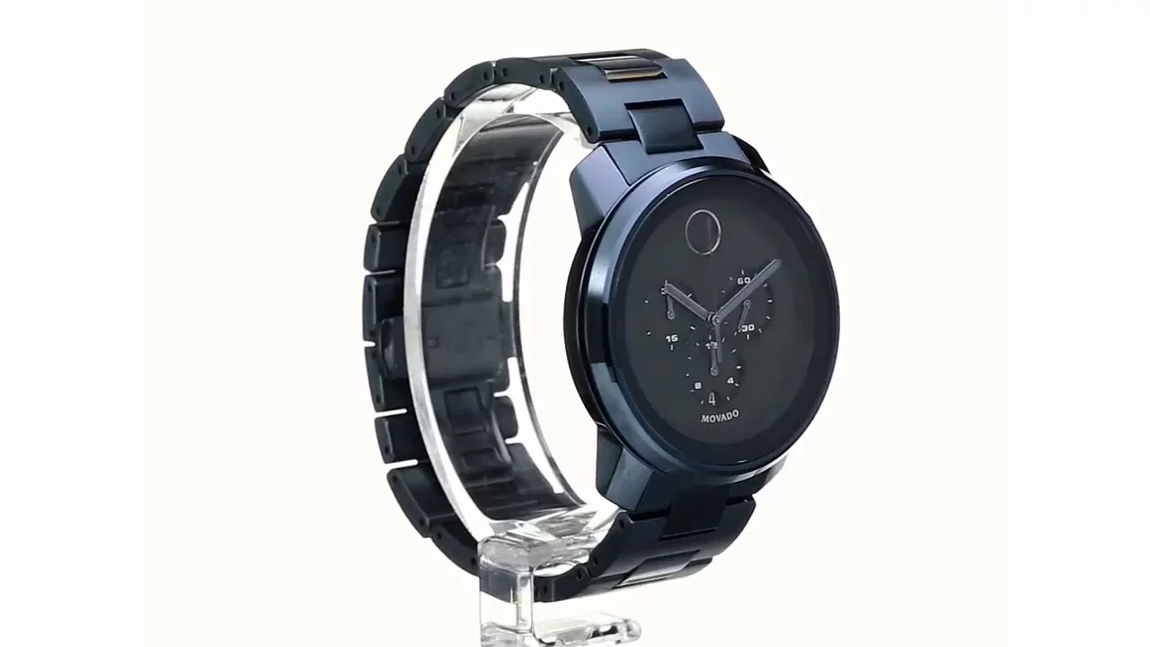 Movado BOLD Thin Blue Watch Unboxing and Review. 