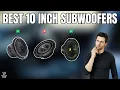 Best 10 Inch Subwoofers in 2026 - Deep Bass for Cars Home Theaters