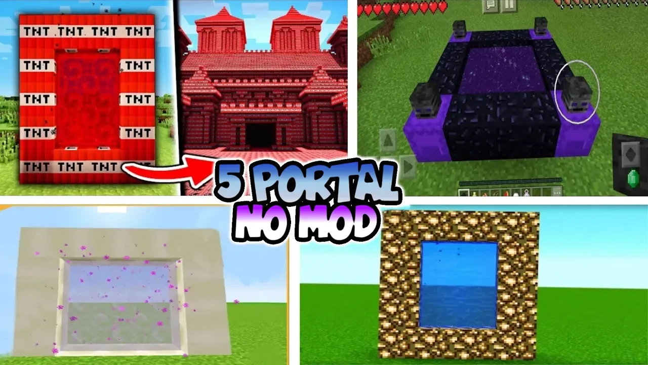 TERBONGKAR RAHASIA 8 PORTAL MASA DEPAN YANG DIRAHASIAKAN NOTCH DI MINECRAFT!