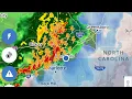 Bad storm rolling into Kannapolis NC - Monday August 7 2023