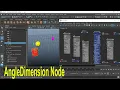 Maya 2024 tutorial-AngleDimension Node for Rigging