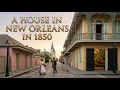 This Is How People Lived Inside a House in New Orleans in 1850 AI Reconstruction