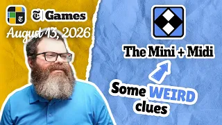 Haven t heard that NYT Mini and Midi Crossword August 13 2026