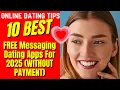 10 Best FREE Messaging Dating Apps For 2025 WITHOUT PAYMENT