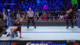 رومان رينز ضد الايس عرض سماكداون 2019 WWE 