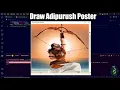 Adipurush Sketch Poster Using Python Python Programming Hub