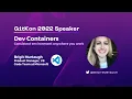 Development Containers GitKon 2022 Brigit Murtaugh Microsoft