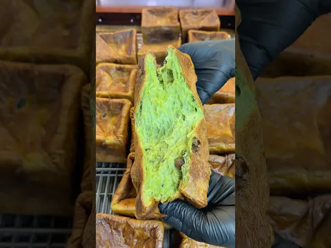 極上のふわもち抹茶パン #japanesefood