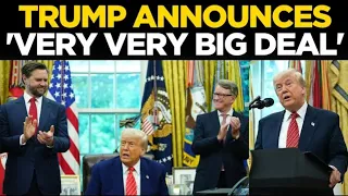 Trump LIVE Trump S VERY VERY BIG Announcement White House Strikes First Trade Deal US News 