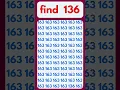 Find the odd number 136