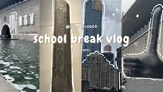 School Break Vlog NGV Exhibition artefacts ancient Egypt etc