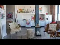 boho chic studio apartment tour New Orleans