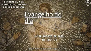 Evangelho do dia | 14.08.24 | Mt 18:15-20