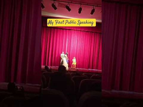 My First Public Speaking In 1st Class #publicspeaking #firsttime #class1 #gradeone